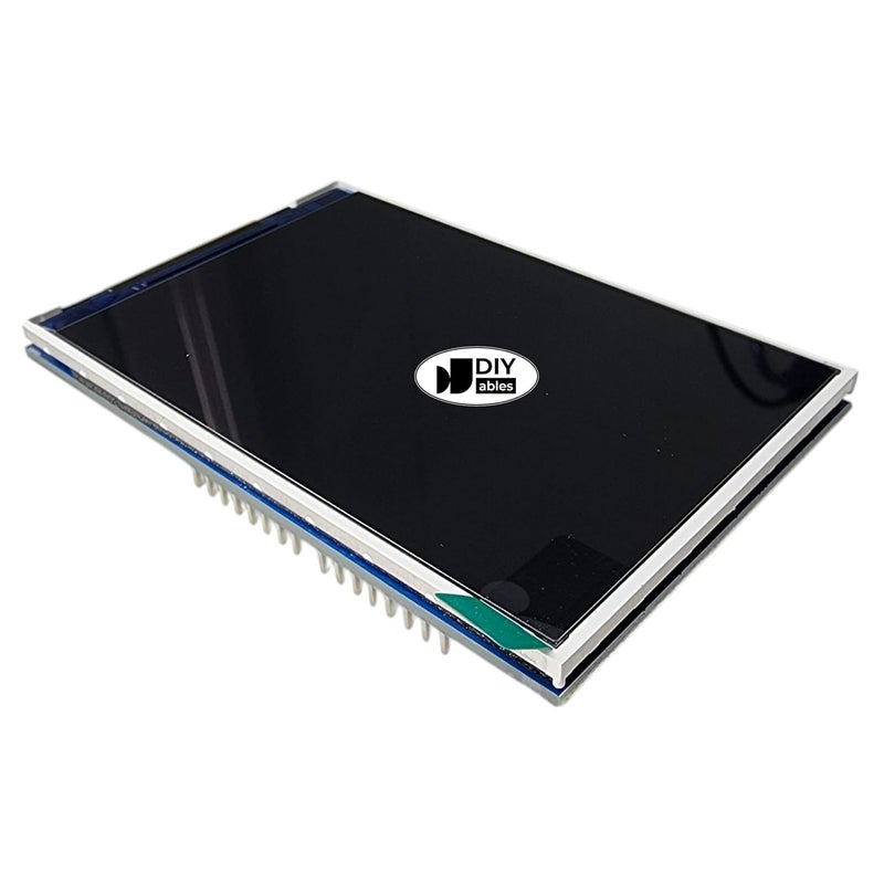 DIYables 3.5 Inch TFT LCD Display Screen Shield for Arduino, 320x480 Full Color RGB, ILI9486 Driver, 8-Bit Parallel Interface, Compatible with Arduino Uno R3/R4, Mega, Due, Giga R1, Non-Touch - Image 2